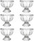 Glass Ice Cream Bowls Set of 6, 150ml Mini Clear Dessert Cups, Footed Dessert Bowls for Ice Cream Trifle, Sundae Cups for Cocktail Parfait Dessert Serving - 5oz