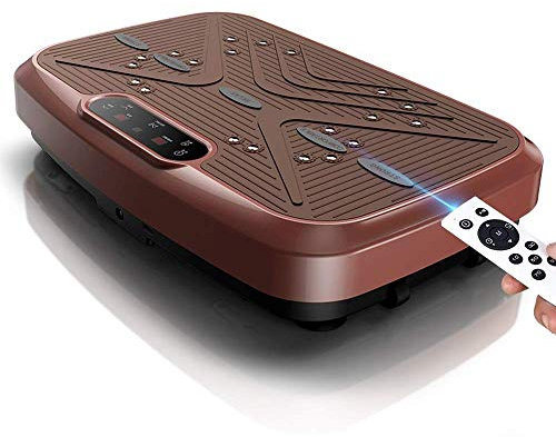 Entrenadores de vibración Fitness y pérdida de peso Power Plate Perder grasa Placa vibratoria Plataforma oscilante Placa vibratoria Máquina de ejercicio Sacudida de todo el cuerpo Control remoto y ban