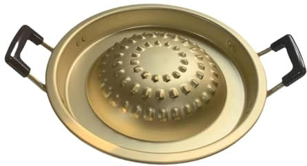 Fenteer Parrilla de Barbacoa con Superficie Antiadherente Duradera, 28CM