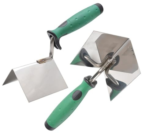 Cazzuola angolare leggera in acciaio inossidabile per finitura interna liscia (coner interno)