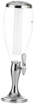 Mupingfenglan Dispensador de Cerveza para Fiestas, 3 de Enfriamiento para, Plata, Individual
