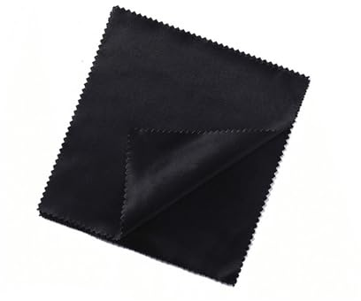 Glasögon rengöringsdukar mikrofiber rengöringsduk tjock mjuk torkduk för glasögon kameralinser telefonskärmar rengöringsmaterial (svart, 100 st)