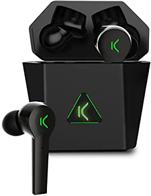 KSIX Saga Auriculares Inalámbricos Gaming, Cascos sin Cable con Micrófono para Videojuegos, Deporte, Pc, Televisión y Móvil para Música, Llamadas