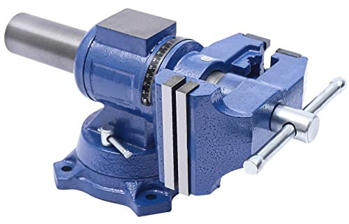 Schraubstock, 360° Drehbar Schraubstock, 2-in-1-Installation, 100mm Breite der oberen Öffnung Schraubstock Drehbar für die Holzbearbeitung, Handwerker, Modellbau