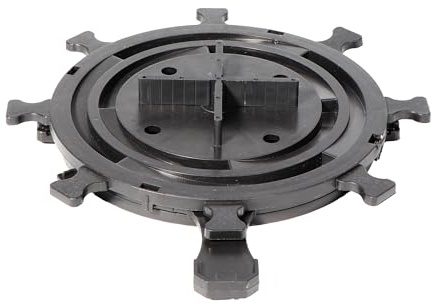 Gartenwelt Riegelsberger plattlager PRO terrasslager ställfot för terrassplattor keramisk sten betongplattor justerbar höjd 15–20 mm (20 stycken)