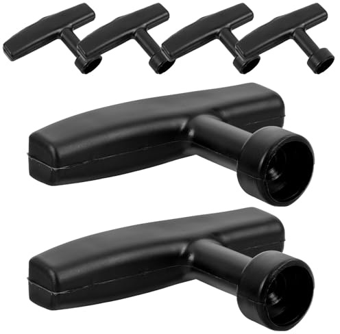 jojofuny 6 piezas Mango Arranque Cuerda para Motosierra Unidades Plástico Duradero Ergonómico Compatible con Varias Marcas Repuesto Fiable para Tracción Manual
