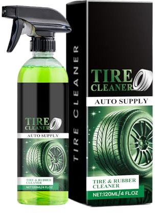 Zasdvn Spray Limpiador de Neumáticos,120ml Spray para Brillar y Recubrir Llantas | Limpiador Mantenimiento Aros,Uso Para Coche, Vehículo, RV, Urbano, Todoterreno, Hogar, Exterior Y Garaje