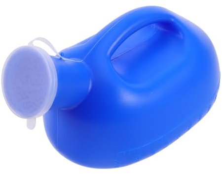 OFFIGAM Orinatoio Portatile Maschile Riutilizzabile in Plastico da 2000ml Coperchio a Tenuta Stagna, Design Anti-perdita per Viaggi e Uso Domestico