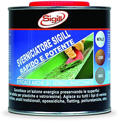 SIGILL SVERNICIATORE PIGAL TOGLI RIMUOVI VERNICE PITTURA ML. 750