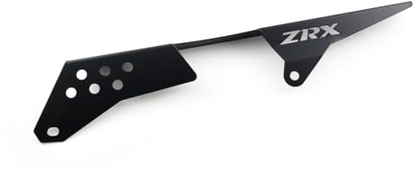 Kawasaki ZRX 1200 BJ 2001-08 kedjeskydd kedjeskärm logo svart IBEX