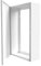 ATOLE Coffret d'habillage pour Tableaux électriques en Acier Blanc - H 540 x L 340 x P 140 mm - Réf. RCH100 - Marque