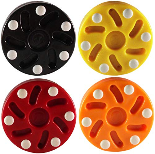 TronX S10 Inline Roller Official Hockey Pucks 4 Pack (Mix)