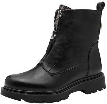 Tamaris 1-25412-45/073 Bottes à enfiler en synthétique pour femme, noires, Black Snake., 37 EU