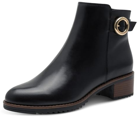 Marco Tozzi Femme Mode-Stiefel 2-25377-45 Botte Tendance, Bleu Marine, 39 EU
