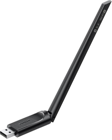 UGREEN WiFi Dongle, 2-IN-1 Wi-Fi 6 Bluetooth 5.4 WiFi Adapter for PC, AX900 USB WiFi Dongle 5GHz/2.4GHz USB Wireless Adapter for PC Laptop Computer Windows 10/11