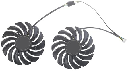 Ventilador de refrigeración de 87 mm PLD09210S12HH de 4 Pines for RX5600 y RX5700. Compatible con MSI, Radeon y Tarjetas gráficas RX 5600, 5700 XT Mech OC.