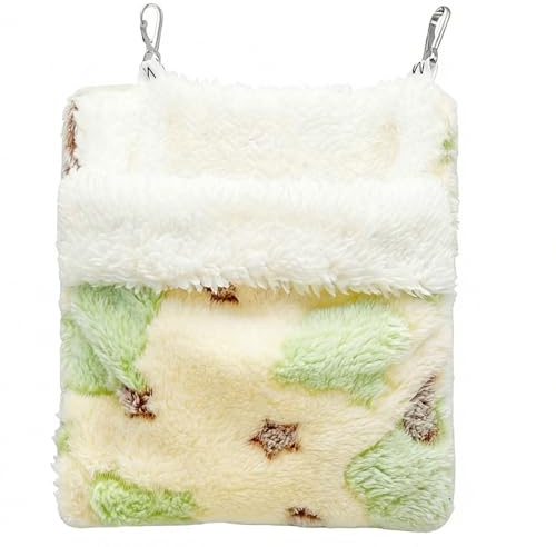 YIPFEN Sacco a Pelo in Peluche Caldo per Criceti, Amaca per Piccoli Animali, Sacco a Pelo per Porcellini d'India, Furetti, Topi e Ricci