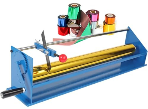 Manuell folieskärare, precisionshandklippning slitter för varmstämpling, foliepapper, 65 cm skärbredd, perfekt för tryck, förpackning och läderrullar