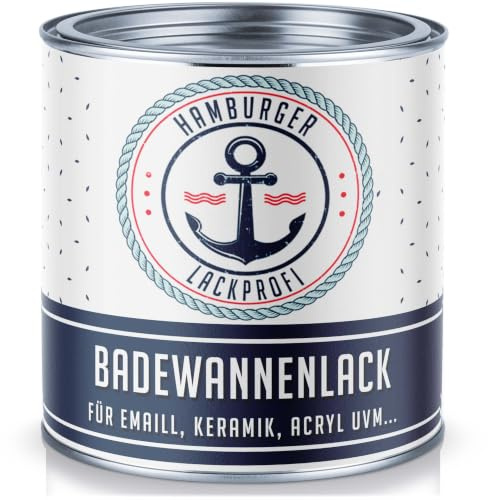 Emaljlack badkar blank antracitgrå RAL 7016 grå Badkarsbeläggning Emaljfärg (5 L) Hamburger Lack-Profi