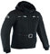 Jet Motorradjacke Damen Mit Protektoren Textil Leicht Wasserdicht Winddicht TASLAN (XL (EU 42), Schwarz)