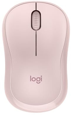 Logitech M240 Silent Bluetooth Maus, Kabellos, Kompakt, Mobil, Smooth Tracking, 18-Monate-Batterie, für Windows, macOS, ChromeOS, kompatibel mit PC, Mac, Laptop, Tablets - Rosa