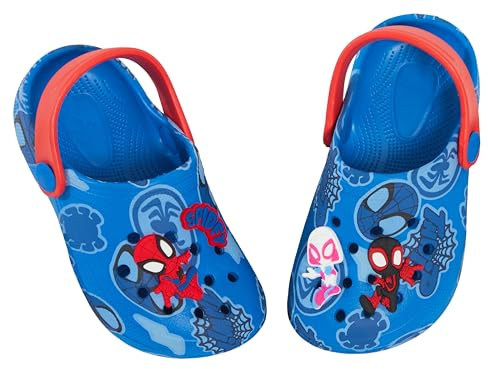 Boys Spidey and His Amazing Friends Spiderman Clogs Blue UK 8 Child