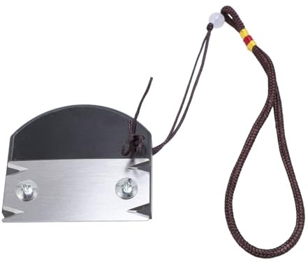 Coupe-Bande de Marge, Raboteuse Manuelle Portable, Lames en Acier Inoxydable, Base en ABS, avec 4 Angles en Forme de V pour Une Manipulation Facile,Conception Légère et Ergonomique