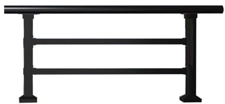 YJEUZCD Horizontal Flat Railing Kit, Wall Extender Fence, Temporary Pool Yard Heightened Picket, Fence for Balcony Garden Patio Increase Height(150x60 cm)