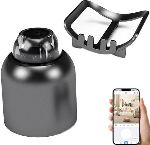 mini camera cam blink home security nero eu,Mini Telecamera Spia Nascosta HD 1080P, Telecamera Wifi Senza Fili per Interno/Esterno,Telecamera Sicurezza con Visione Notturna, Rilevamento Movimento-A