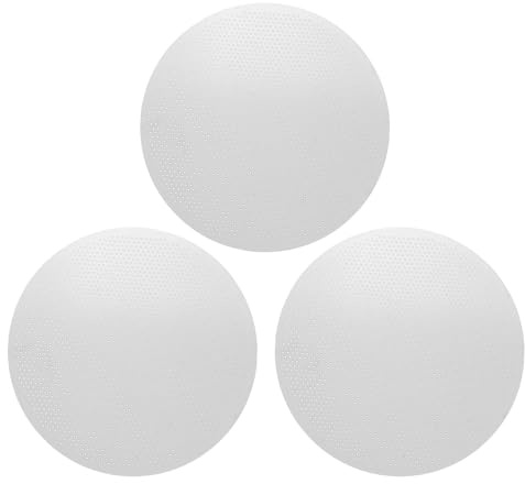 jojofuny Lot de 3 Filtres à Café Réutilisables en Acier Inoxydable Gravé Tamis à Mailles Fines Compatible Porte-Filtre Expresso Filtration pour Machine à Café Nettoyage Facile Solide