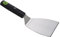 Cook'in garden - Espátula Corta Magnética - Peso Equilibrado - Acero Inoxidable y Mango de Tacto Suave - Accesorio Ideal para Barbacoas y Plancha de Gas - Utensilios de Cocina para Exteriores - AC174