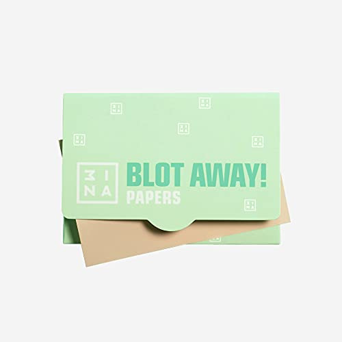 3INA MAKEUP - Blotting Paper - Mattifying Blotting Papers - Remove Oil Excess -Blot the Shine - Travel Size - 50 Sheets - Easy to use - Vegan - Cruelty Free