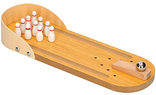 Padgett Bros 8212 Wooden Bowling, Brown, Large