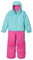 Columbia Unisex Baby Buga Set Snowsuit Romper, Geyser Posies, 12/18