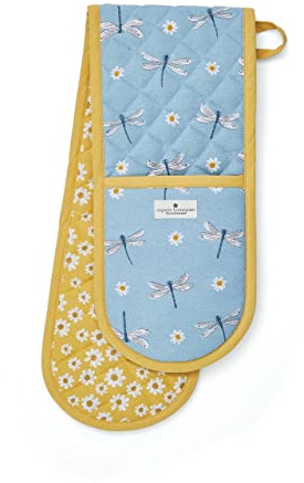 Cooksmart Curious Dogs Double Oven Gloves Heat Resistant for Home Cooking