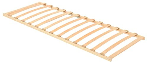 vidaXL Lattenrost mit 13 Latten Rolllattenrost Rollrost Holzlatten Bettrost Lattenrahmen Holzlattenrost Matratzenrost Latten Rost 70x200cm