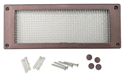 Pest Proofing Air Brick Cover by Mouse - Mouse & Insect Control Prevention - Stainless Steel Mesh Air Brick Cover - Rodent & Insect Proof Vent Barrier (Pack of 1)