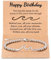 YEAMLTE Armband Damen, Wave Armband, Wellenarmband, Bracelet Verstellbares Sea Welle, Einfaches Schmuck, Kugelarmband, Geburtstagsarmbänder für Frauen, Geeignet für den Alltag