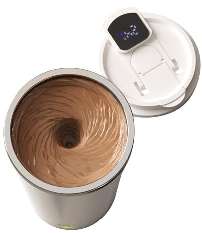 Generico Con Agitazione Automatica - Per Miscelazione Automatica Da 400 Ml, Bicchiere Elettrico Impermeabile, Frullatore Per Bevande Intelligente | Caffè Latte Proteine ​​in Polvere Farina D'avena