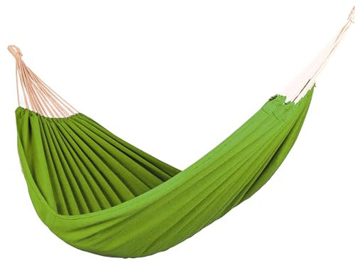 Kronenburg Mehrpersonenhängematte 210 x 150 cm, Belastbarkeit bis 300 kg – Indoor & Outdoor Hängematte Grün - Farb- und Modellwahl