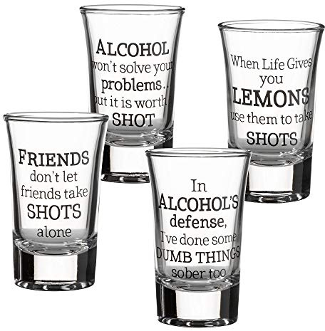Lillian Rose Party Shot Glasses Set of 4