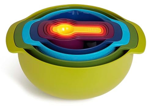 Casdon Joseph Joseph Nest | Buntes Spielzeug-Küchenutensilien-Set für Kinder ab 3 Jahre | Beinhaltet 9 verschieden große Utensilien!