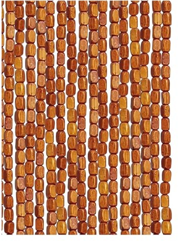 Cortina de cuentas de bambú para puerta, cortina de madera natural y cuentas de cuerda, mosquitera, divisor de habitación para ventana, pasillo, personalizado