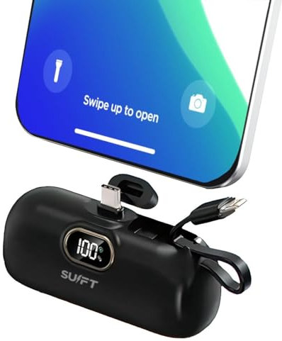 Mini Power Bank USB C 3750mAh, 22.5W PD Fast Charging, Small Portable Powerbank Battery Pack, Mobile Phone Charger Compatible with iPhone 15/14/13/12/11 Pro,Max,XR,X,8,Plus,Airpods Pro Samsung Phones