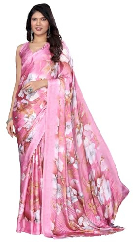 Yashika Dam, Tussar, sidentryckt Sari med blusmaterial | Saree för kvinnor | Sarekollektion 2025 | Ny Sari | Ny Sari | Ny Sari, ROSA, En Storlek
