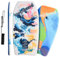 Wham-O 2er-Pack Boogie Board, Bodyboard mit Handgelenkleine, Fiberclad-Beschichtung Phuzion-Kern Crescent-Tail für Ozean, Kinder 8+ Jugendliche Erwachsene – Curve/Wave