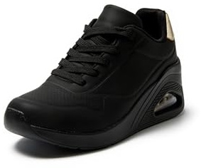 JOMIX Sneakers Donna Sportive Leggere Traspiranti con Suola Antiscivolo e Rialzo Interno Ideali per Corsa Jogging Camminata e Fitness WSC255063 (Nero,39)