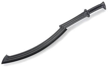 Martial Arts Black Polypropylene Full Contact Khopesh Sword