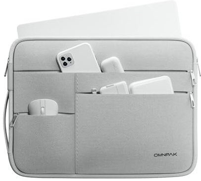 Omnpak Laptop Tasche Hülle Kompatibel mit 13 Zoll MacBook Air M5/M4/M3/M2/M1,14 Zoll MacBook Pro M5/M4 Pro/Max,MacBook Neo A18 Pro,Polsterung, Wasserabweisende Laptoptasche mit Tragegriff