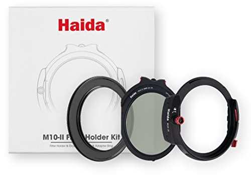 Haida M10-II Filterhalter-Set mit 67 mm Adapterring, 100 mm Polarisator, Kunststoff